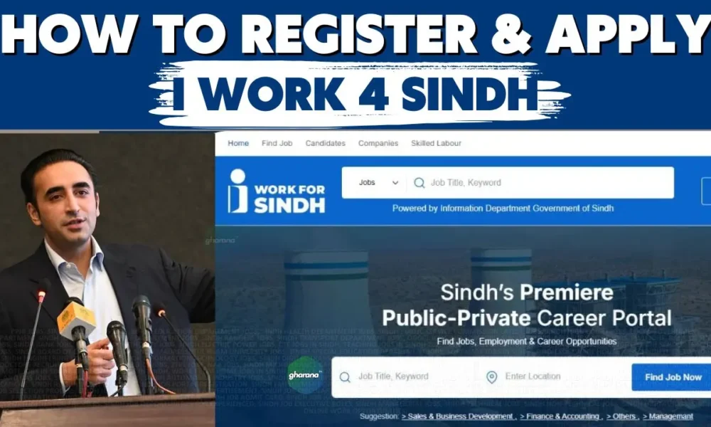 How to Register and Apply on the 'I Work for Sindh' Job Portal