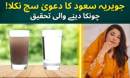 Javeria Saud’s Debate on Masaru Emoto’s Water Theory: Fact or Fiction?